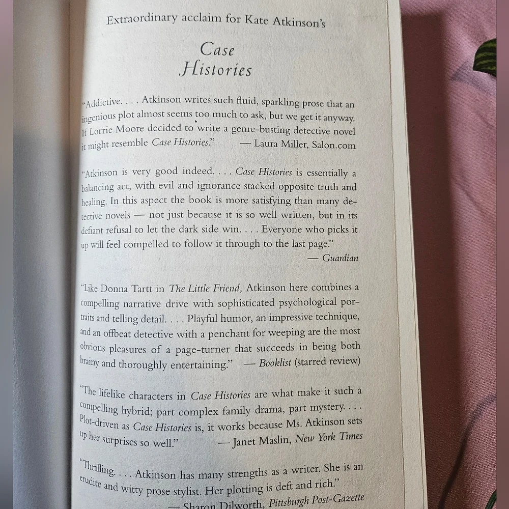 Kate Atkinson 'Case Histories' Book - Picture 3 of 3